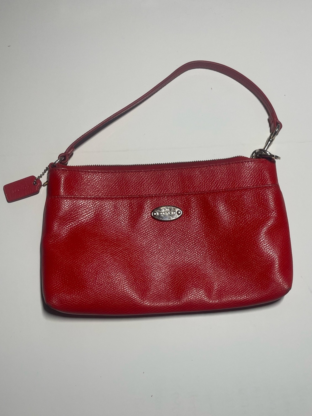 Coach Red Leather handbag Clutch